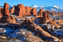 arches national park, snow, 